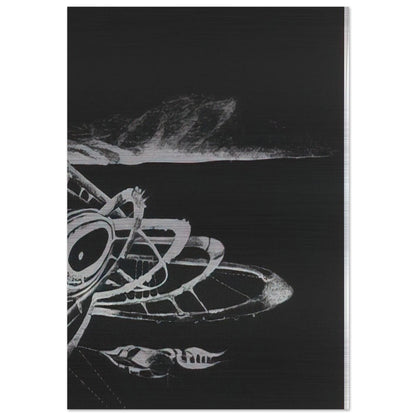 UNTITLED FROM THE NEW YORK COLLECTION FOR STOCKHOLM 1973 - Lee Bontecou Brushed Aluminum Print - 70x100 cm / 28x40 inches | Lee Bontecou Aluminum Print | Lee Bontecou Prints