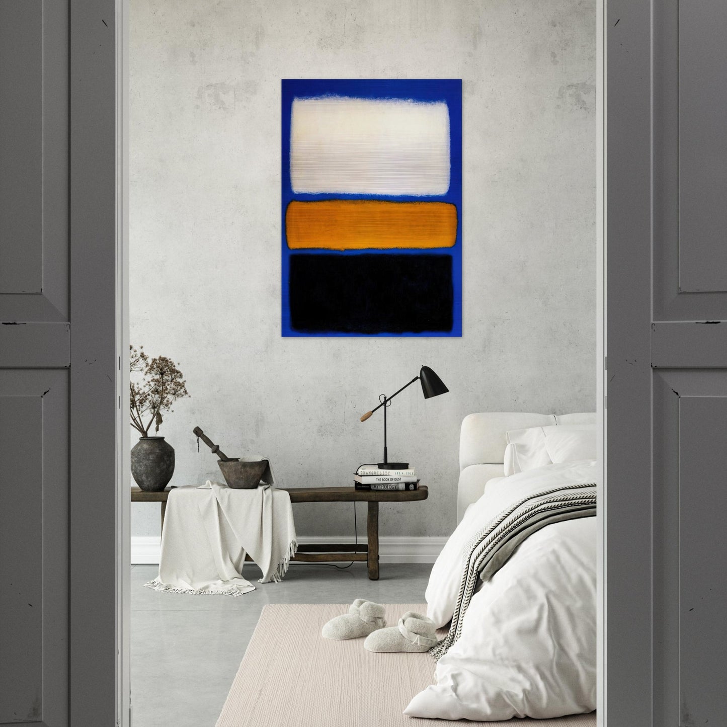 No. 16 - 1961 - Mark Rothko Brushed Aluminum Print - 70x100 cm / 28x40 inches | Mark Rothko Aluminum Print | Mark Rothko Prints