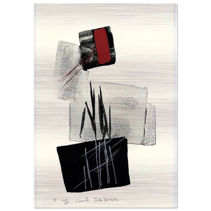 Simile - 1997 - Toko Shinoda Brushed Aluminum Print - 70x100 cm / 28x40 inches | Toko Shinoda Aluminum Print | Toko Shinoda Prints