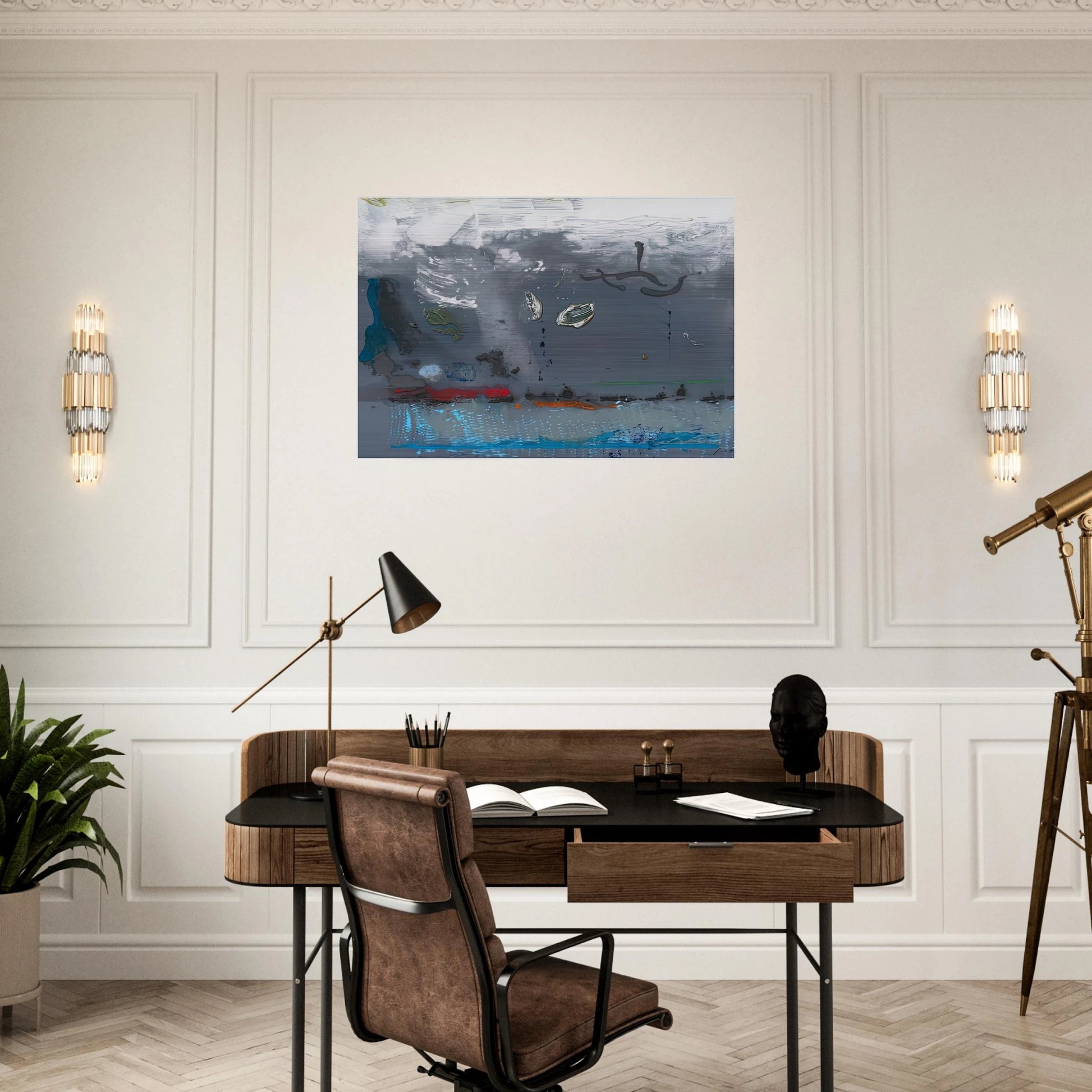 Vespers, 1992- - Helen Frankenthaler Brushed Aluminum Print - 70x100 cm / 28x40 inches | Helen Frankenthaler Aluminum Print | Helen Frankenthaler Prints