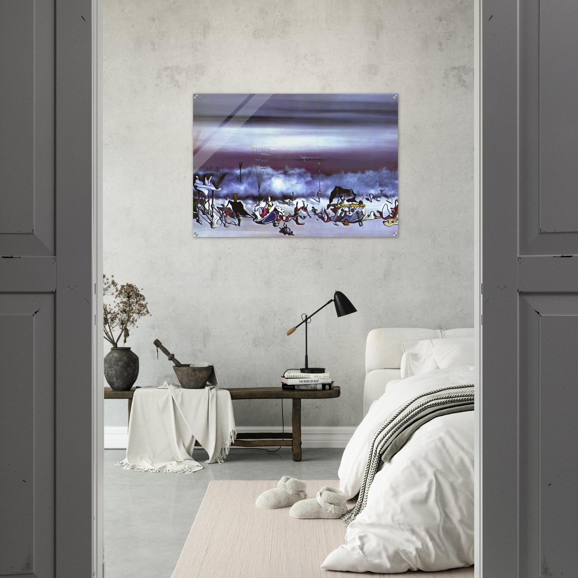 The Ribbon of Extremes - Yves Tanguy Acrylic Print - 70x100 cm / 28x40″ inches