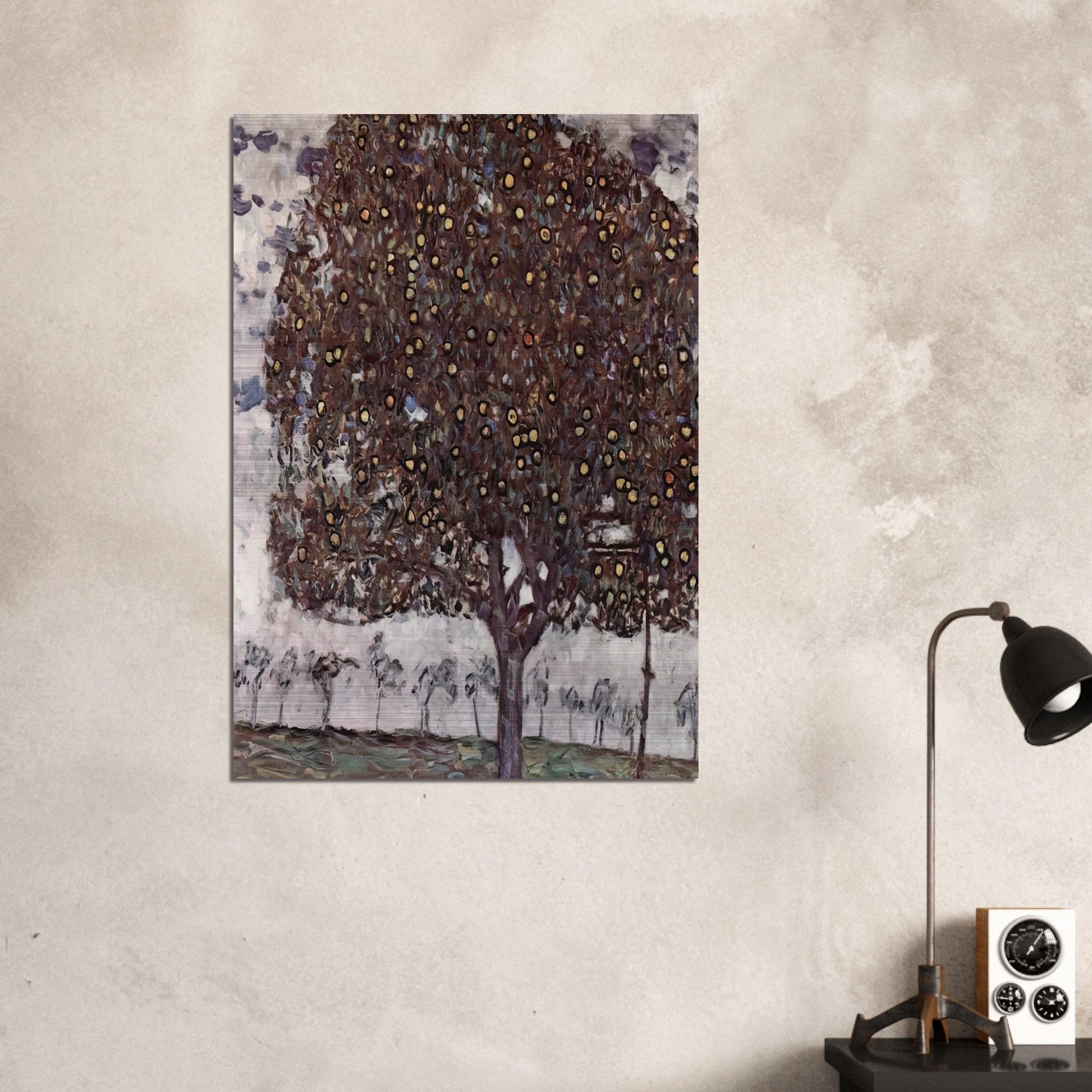 APPLE TREE II - Gustav Klimt Brushed Aluminum Print - 70x100 cm / 28x40 inches | Gustav Klimt Aluminum Print | Gustav Klimt Prints