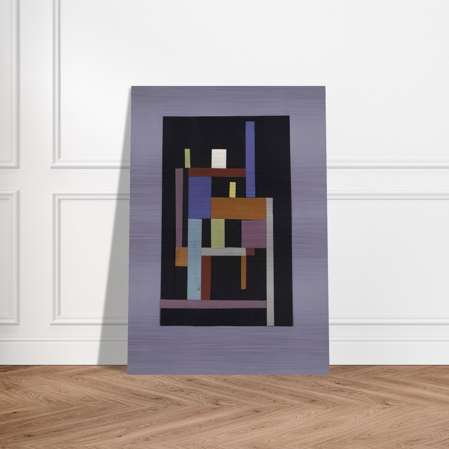 Collage - 1938 - Ad Reinhardt Brushed Aluminum Print - 70x100 cm / 28x40 inches | Ad Reinhardt Aluminum Print | Ad Reinhardt Prints