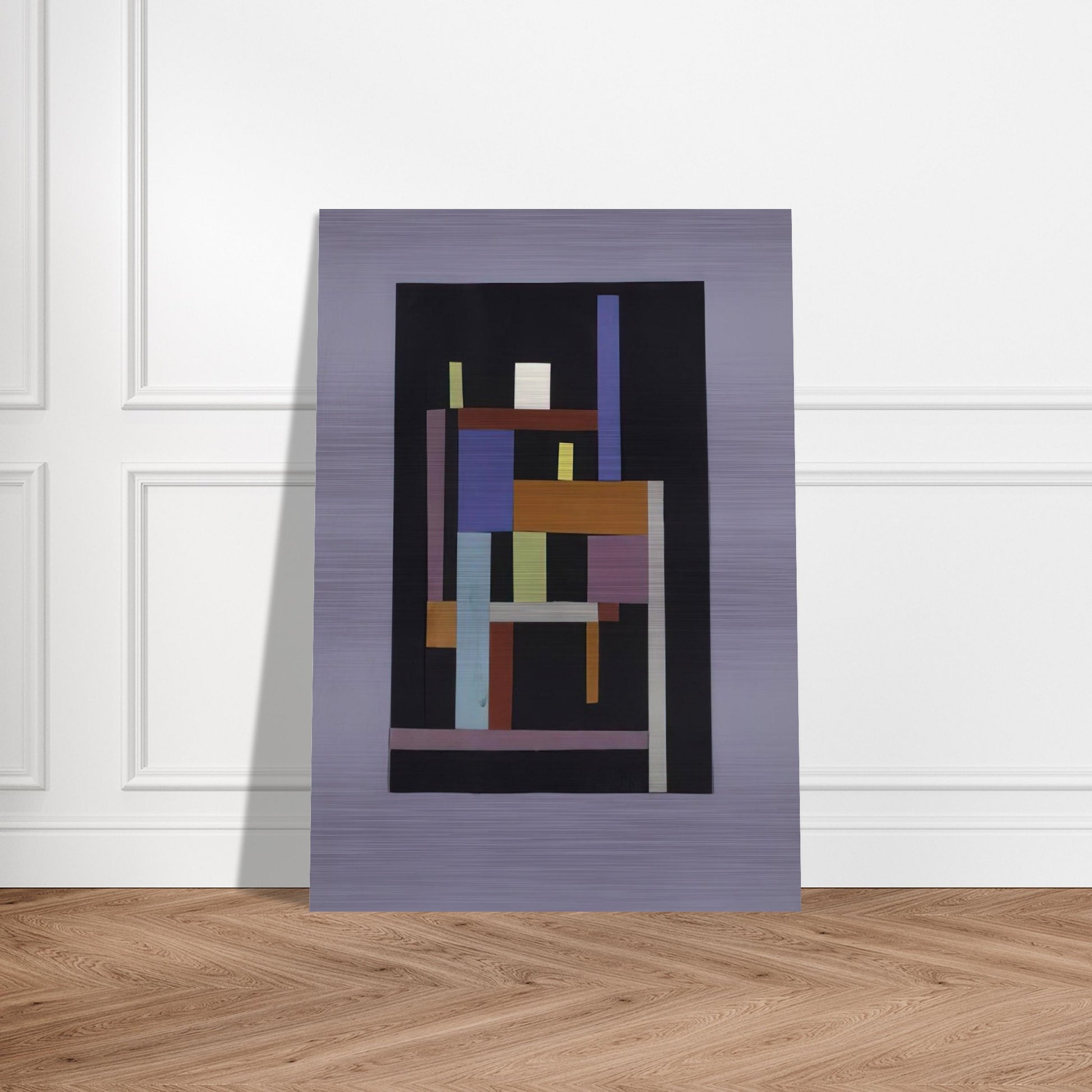 Collage - 1938 - Ad Reinhardt Brushed Aluminum Print - 70x100 cm / 28x40 inches | Ad Reinhardt Aluminum Print | Ad Reinhardt Prints