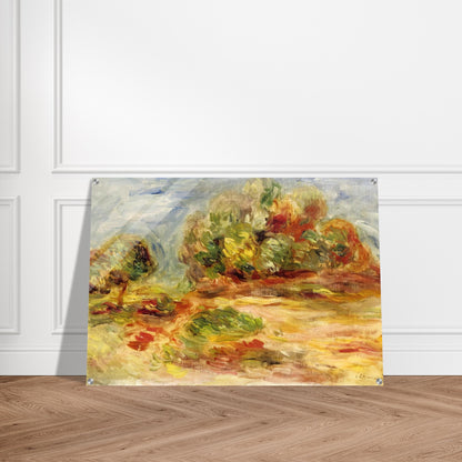 Cagnes Landscape - Pierre-Auguste Renoir Acrylic Print - 70x100 cm / 28x40″ inches