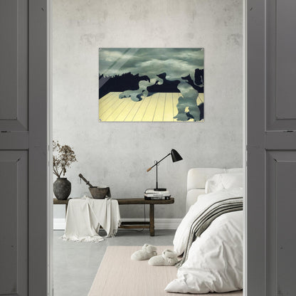 THE MUSCLES OF THE SKY 1927 - Rene Magritte Acrylic Print - 70x100 cm / 28x40″ inches | Rene Magritte Wall Art | Rene Magritte Prints