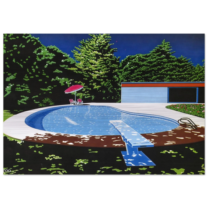 NIAGARA 07SH 944 - Hiroshi Nagai Brushed Aluminum Print - 70x100 cm / 28x40 inches | Hiroshi Nagai Aluminum Print | Hiroshi Nagai Prints