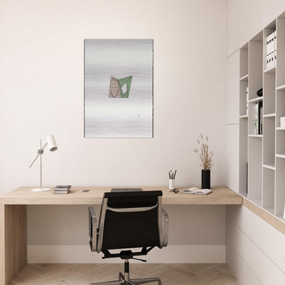 PAGES 10 1989 - Robert Mangold Brushed Aluminum Print - 70x100 cm / 28x40 inches | Robert Mangold Aluminum Print | Robert Mangold Prints
