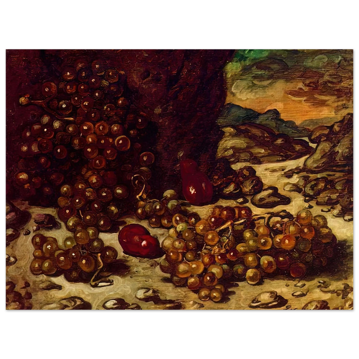 Giorgio de Chirico - STILL LIFE WITH ROCKY LANDSCAPE 1942  75x100 cm / 30x40inches Fine Art Poster