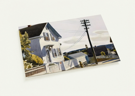 Adam s House By Edward Hopper Pack of 10 Post Cards | Edward Hopper Post Cards | A6 (10.5 x 14.8 cm) - 4.1 x 5.8 inches