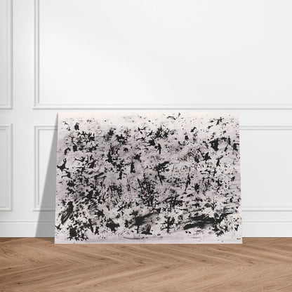 UNTITLED 1962 - Henri Michaux Brushed Aluminum Print - 70x100 cm / 28x40 inches | Henri Michaux Aluminum Print | Henri Michaux Prints