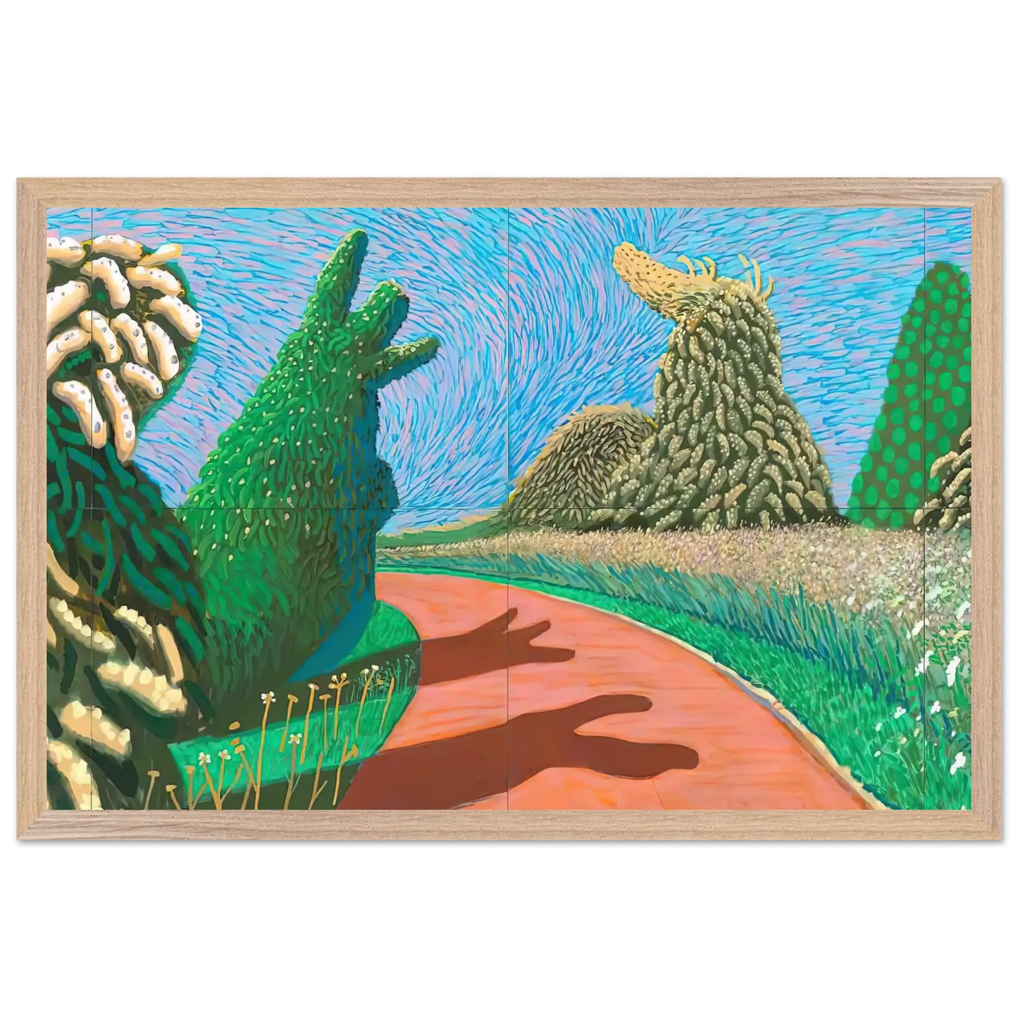David Hockney - David Hockney Wall art - 15x20 cm / 6x8 Inches - Fine Art Poster - -