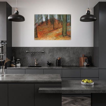 Wood with Beech Trees - Piet Mondrian Acrylic Print - 70x100 cm / 28x40″ inches