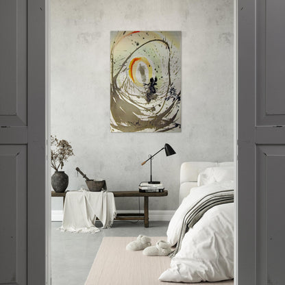 MULIER AMICTA SOLE 1967 - Salvador Dali Brushed Aluminum Print - 70x100 cm / 28x40 inches | Salvador Dali Aluminum Print | Salvador Dali Prints