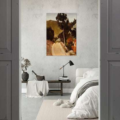 Road in Provence - Paul Cézanne Brushed Aluminum Print - 70x100 cm / 28x40 inches | Paul Cézanne Aluminum Print | Paul Cézanne Prints