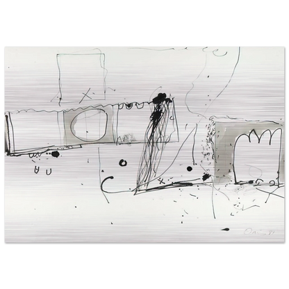 Cross Fire - 1981 - Gene Davis Brushed Aluminum Print - 70x100 cm / 28x40 inches | Gene Davis Aluminum Print | Gene Davis Prints