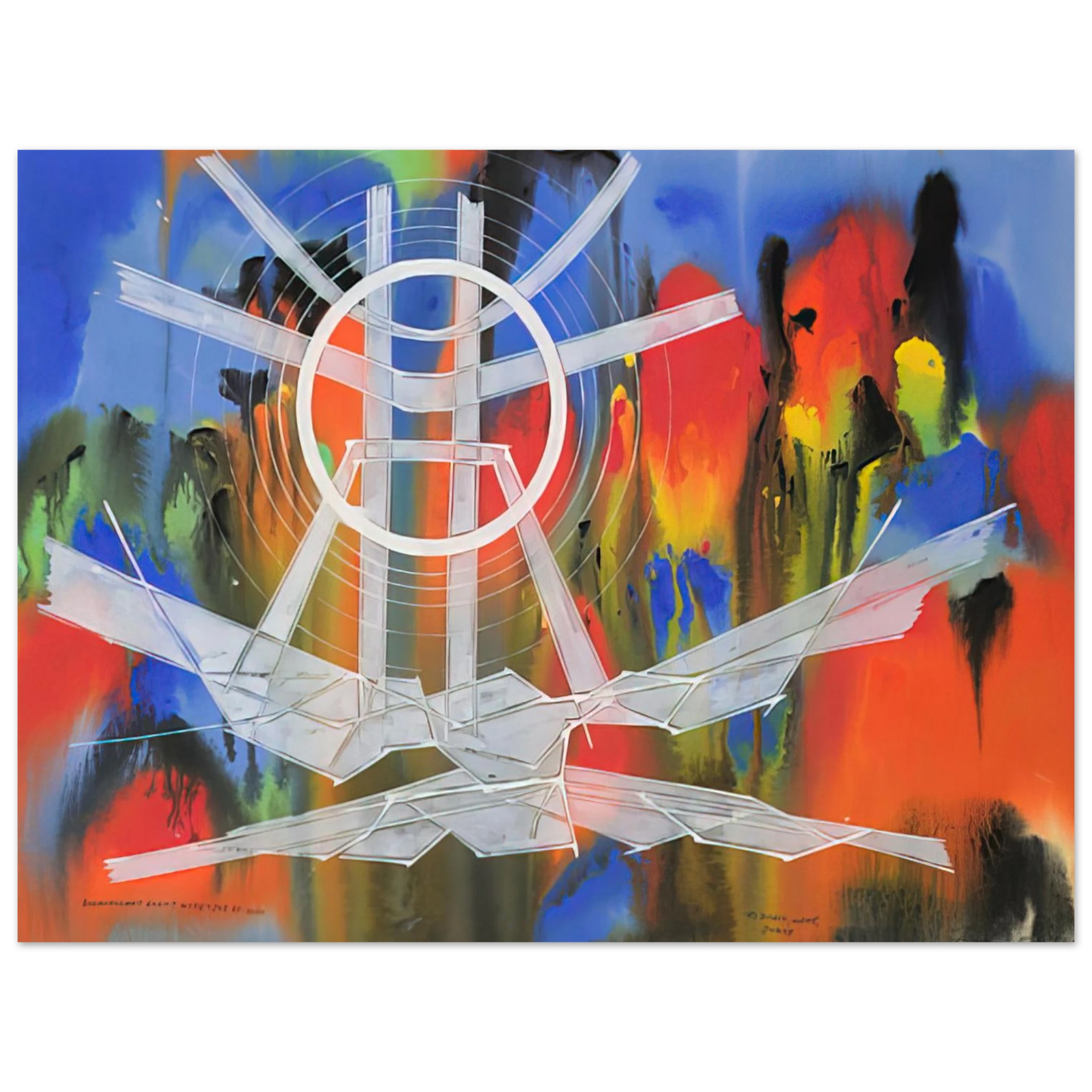 Jimmy Ernst - Significant Event Note - 1980  75x100 cm / 30x40inches Fine Art Poster