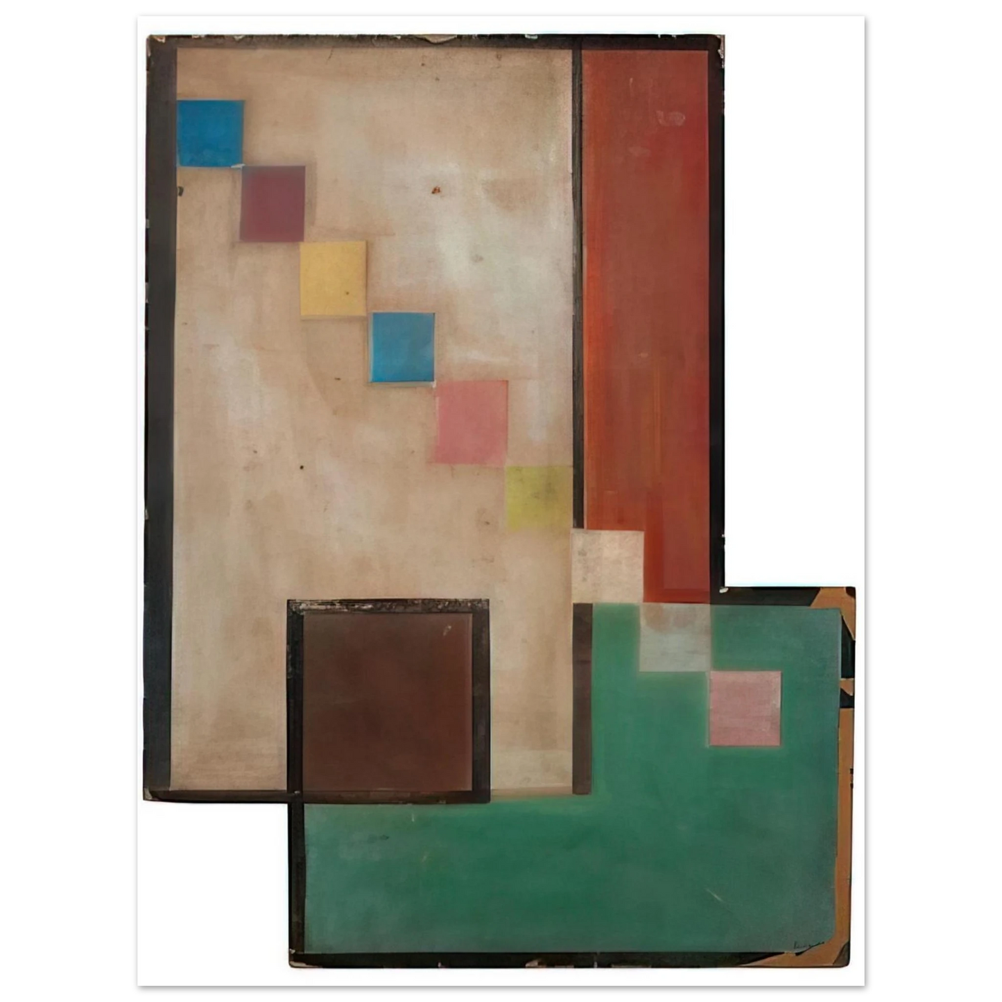 Carmelo Arden Quin - Diagonel des CarrÃƒÂ¨s - 1936  75x100 cm / 30x40inches Fine Art Poster