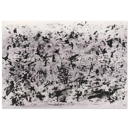 Untitled - 1962 - Henri Michaux Brushed Aluminum Print - 70x100 cm / 28x40 inches | Henri Michaux Aluminum Print | Henri Michaux Prints