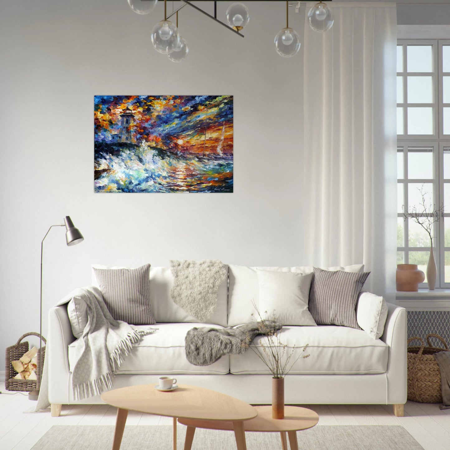 Leonid Afremov - Leonid Afremov Brushed Aluminum Print - 70x100 cm / 28x40 inches | Leonid Afremov Aluminum Print | Leonid Afremov Prints