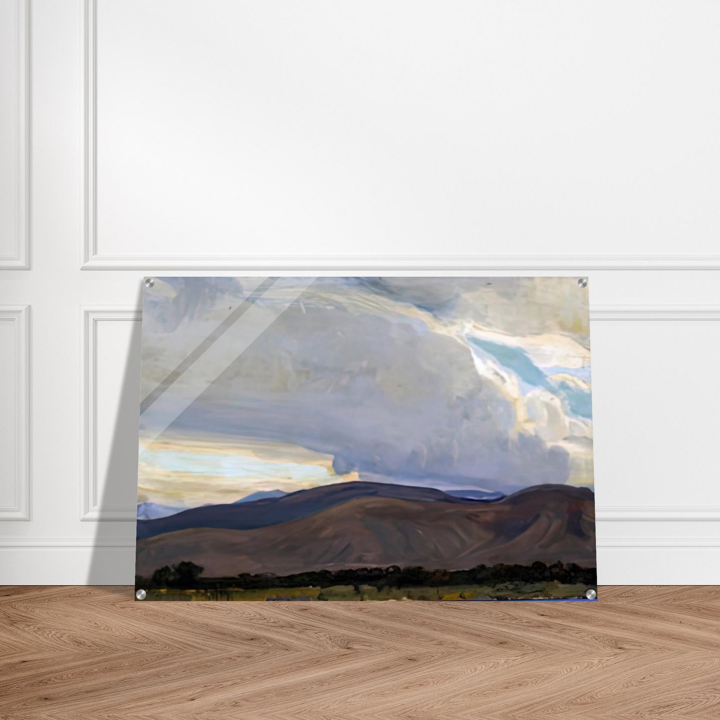 STORM FROM THE SIERRA 1937 - Maynard Dixon Acrylic Print - 70x100 cm / 28x40″ inches
