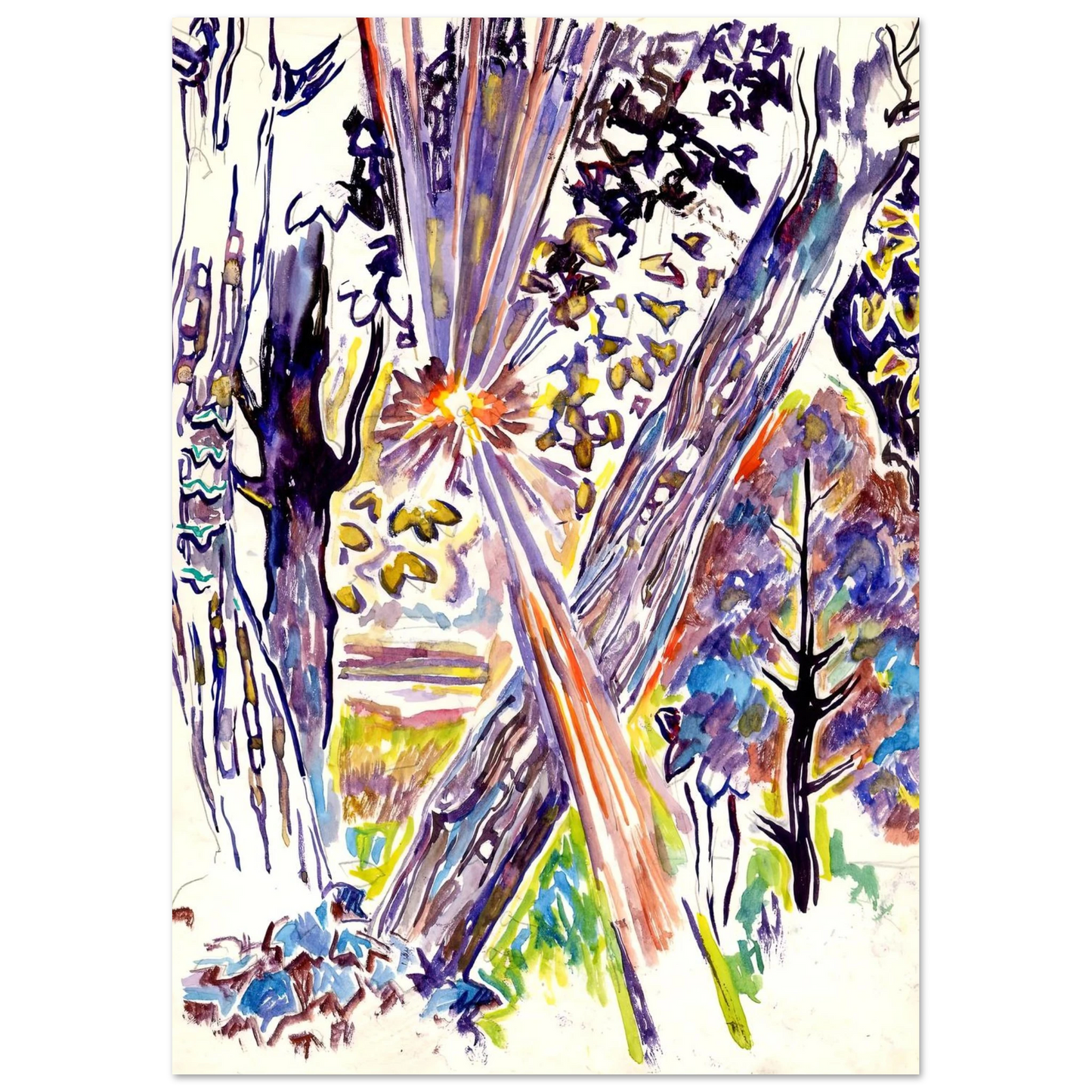 Walter Inglis Anderson - Walter Anderson Wall art - 45x60 cm / 18x24 inches - Fine Art Poster-canvas - -