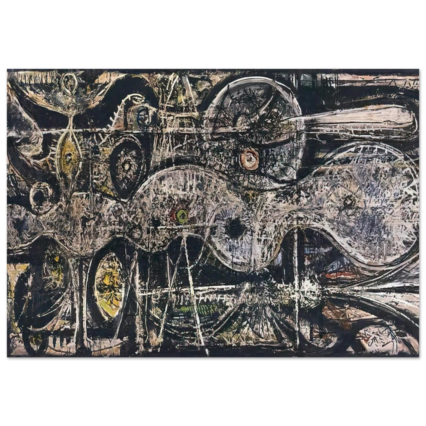Undulation - Richard Pousette-Dart Brushed Aluminum Print - 70x100 cm / 28x40 inches | Richard Pousette-Dart Aluminum Print | Richard Pousette-Dart Prints