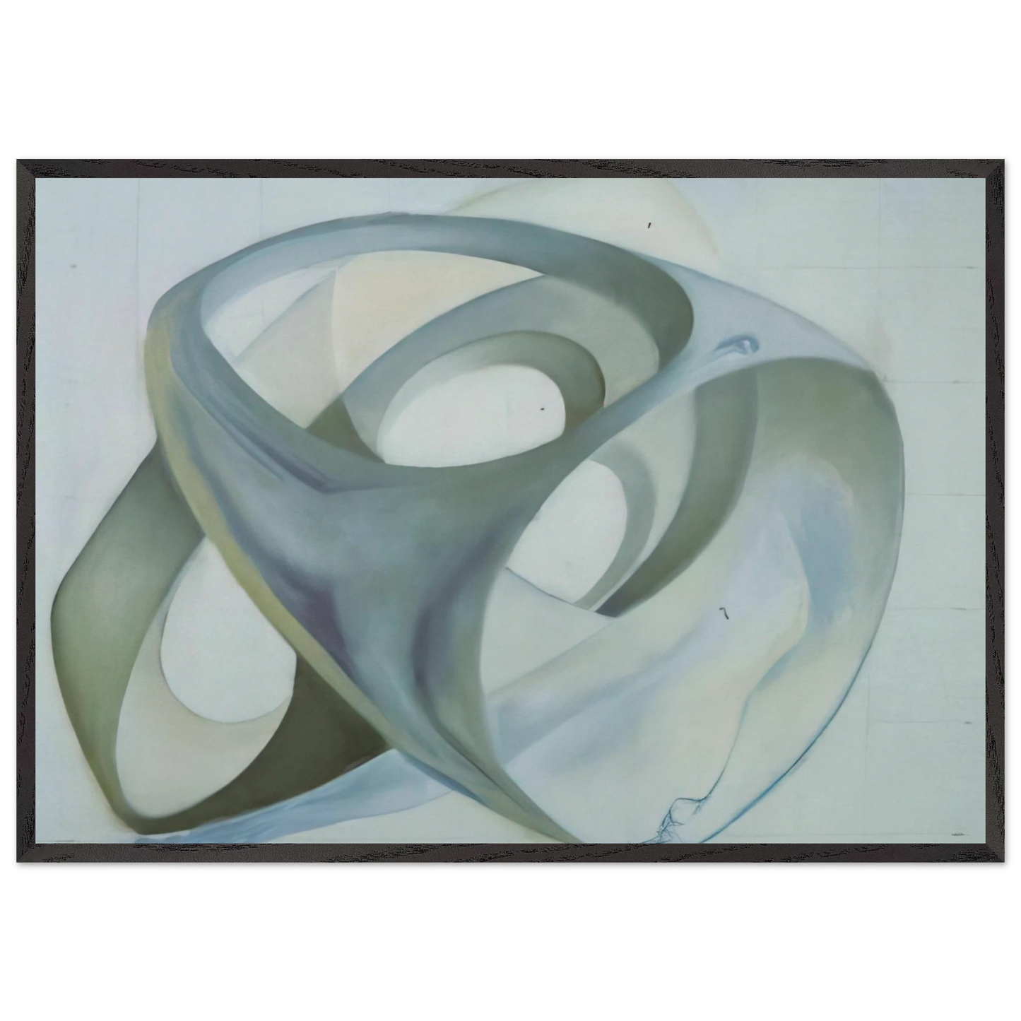 TOPOLOGICAL CONTORTION OF A FEMALE FIGURE - Salvador Dali 70x100 cm / 28x40 inches Framed Art Print – Black Wooden Frame