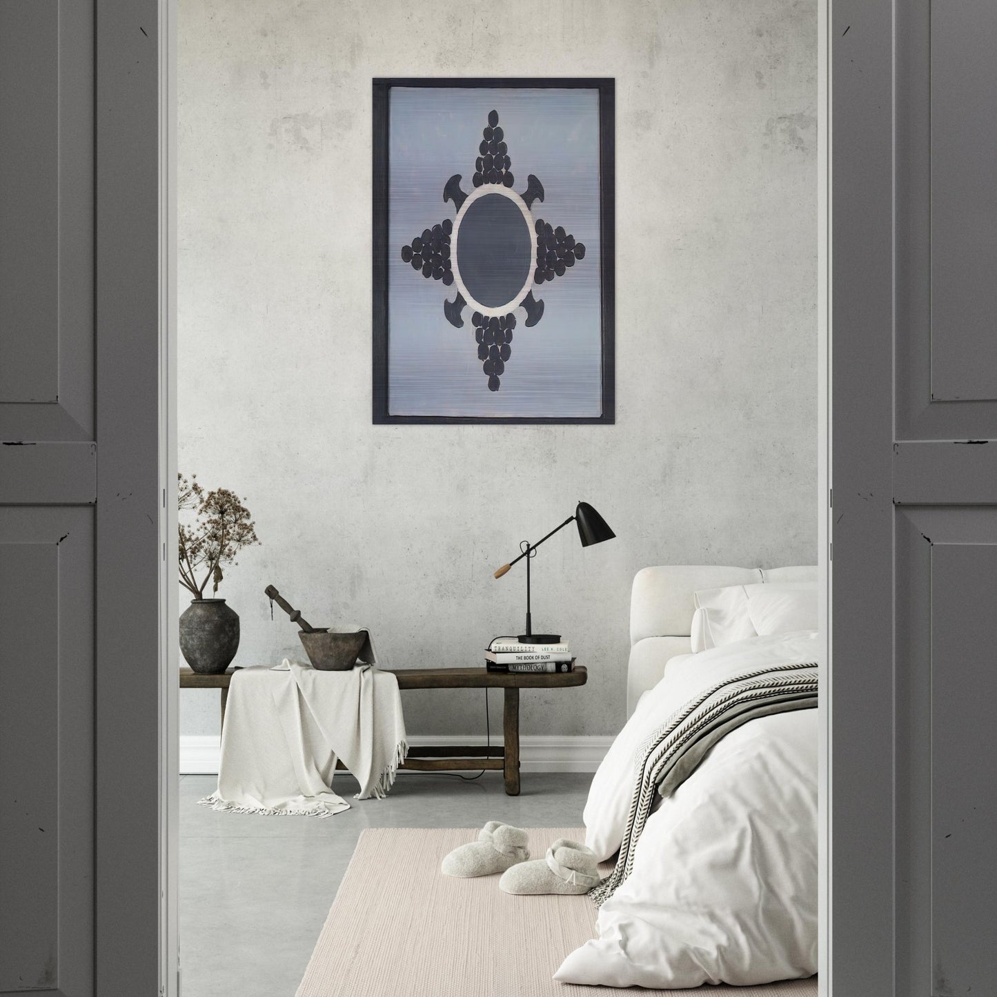 Mandala - 1955 - Forrest Bess Brushed Aluminum Print - 70x100 cm / 28x40 inches | Forrest Bess Aluminum Print | Forrest Bess Prints