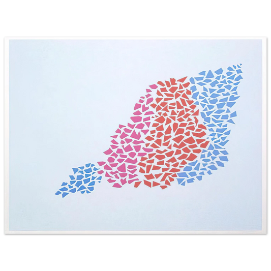Robert Goodnough - Confetti Pattern Portfolio #2 - 1973  75x100 cm / 30x40inches Fine Art Poster