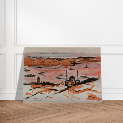 NILE RIVER AT ASWAN EGYPT 1960 - Ivan Albright Brushed Aluminum Print - 70x100 cm / 28x40 inches | Ivan Albright Aluminum Print | Ivan Albright Prints