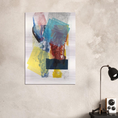 Aviation 3 - Sam Gilliam Brushed Aluminum Print - 70x100 cm / 28x40 inches | Sam Gilliam Aluminum Print | Sam Gilliam Prints