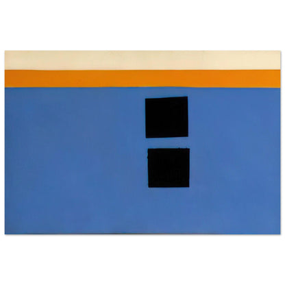 Double Aegean Sun-Box - 1968 - Theodoros Stamos Art Prints - 100x150 cm / 40x60″ inches | Theodoros Stamos Poster | Theodoros Stamos Prints