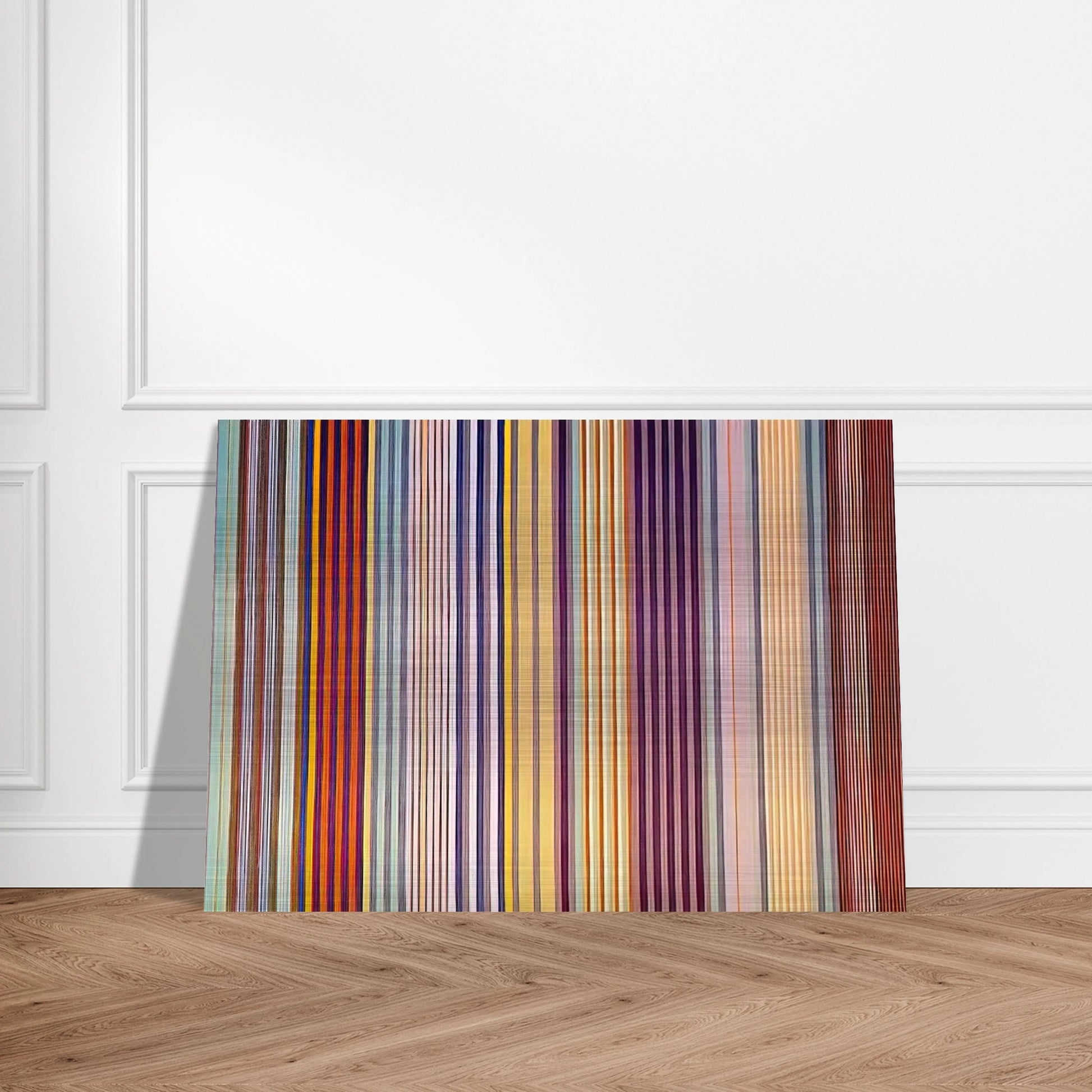Royal Veil - 1971 - Gene Davis Brushed Aluminum Print - 70x100 cm / 28x40 inches | Gene Davis Aluminum Print | Gene Davis Prints