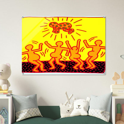 UNTITLED 1983 1 - Keith Haring Acrylic Print - 70x100 cm / 28x40″ inches