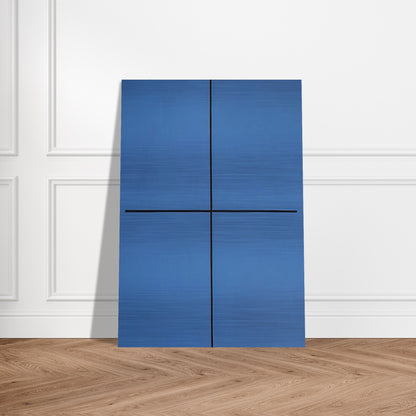 Event in Blue - 1994 - Leon Polk Smith Brushed Aluminum Print - 70x100 cm / 28x40 inches | Leon Polk Smith Aluminum Print | Leon Polk Smith Prints