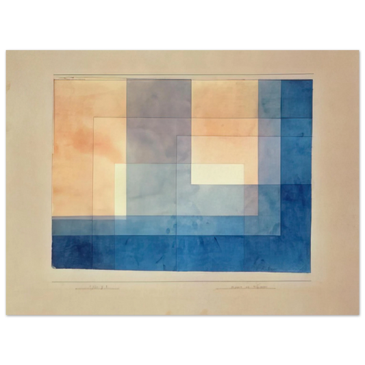 Paul Klee - HOUSE ON THE WATER 1930  75x100 cm / 30x40inches Fine Art Poster