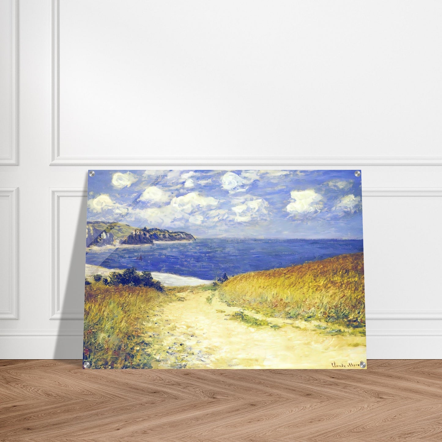Alley near Pourville - claude monet Acrylic Print - 70x100 cm / 28x40″ inches
