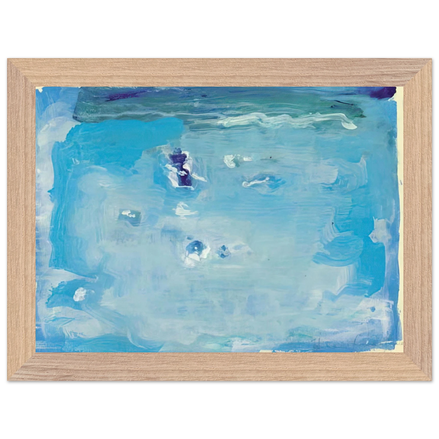 Helen Frankenthaler - Untitled - Color Field Painting, Lyrical Abstraction Wall art - 70x100 cm / 28x40 inches - Fine Art Poster-canvas - -