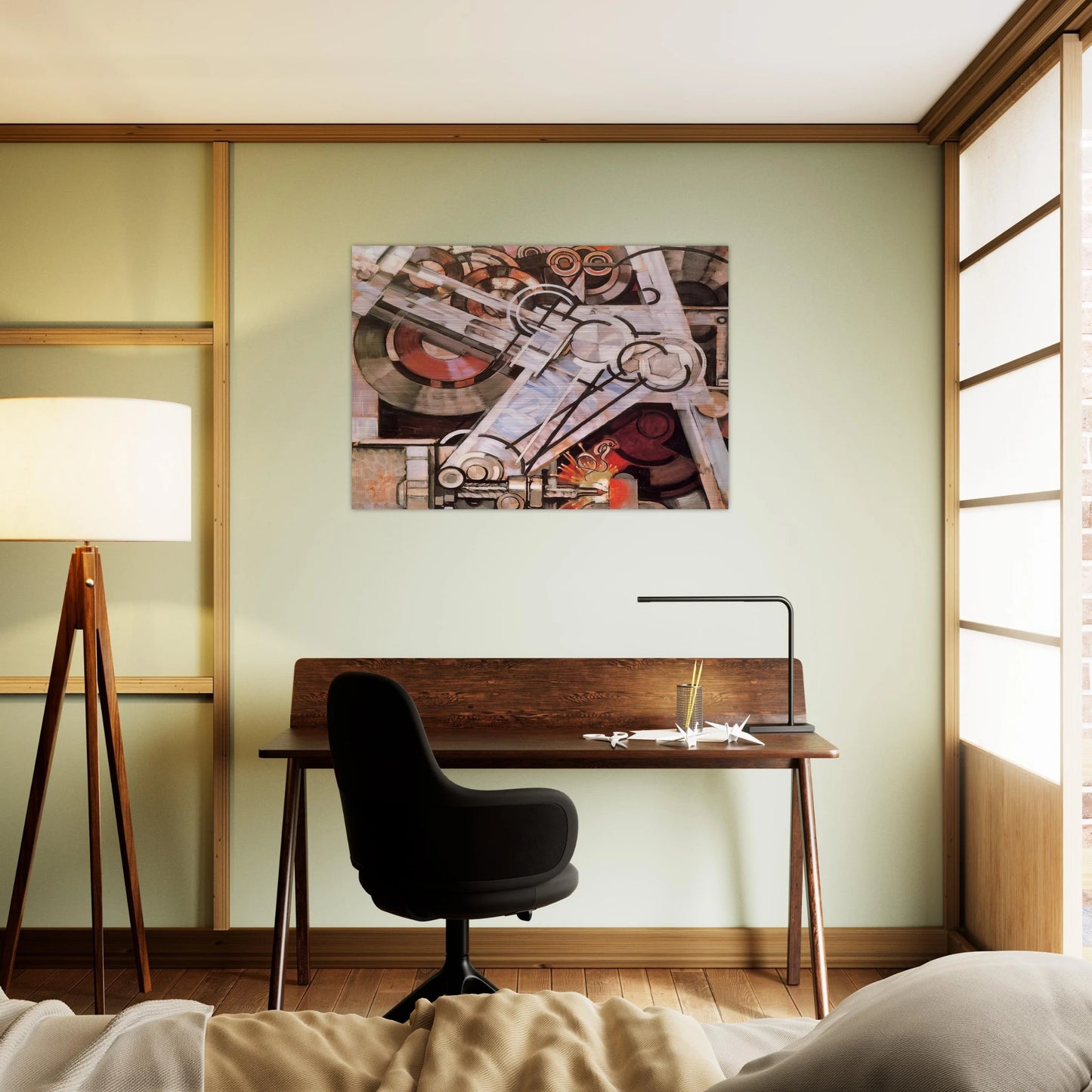 Drill - Frantisek Kupka Brushed Aluminum Print - 70x100 cm / 28x40 inches | Frantisek Kupka Aluminum Print | Frantisek Kupka Prints