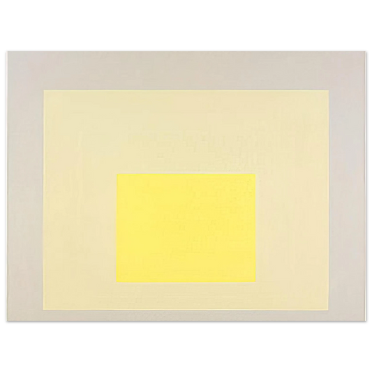 Josef Albers - HOMAGE TO THE SQUARE AMALGAMATING 1971  75x100 cm / 30x40inches Fine Art Poster
