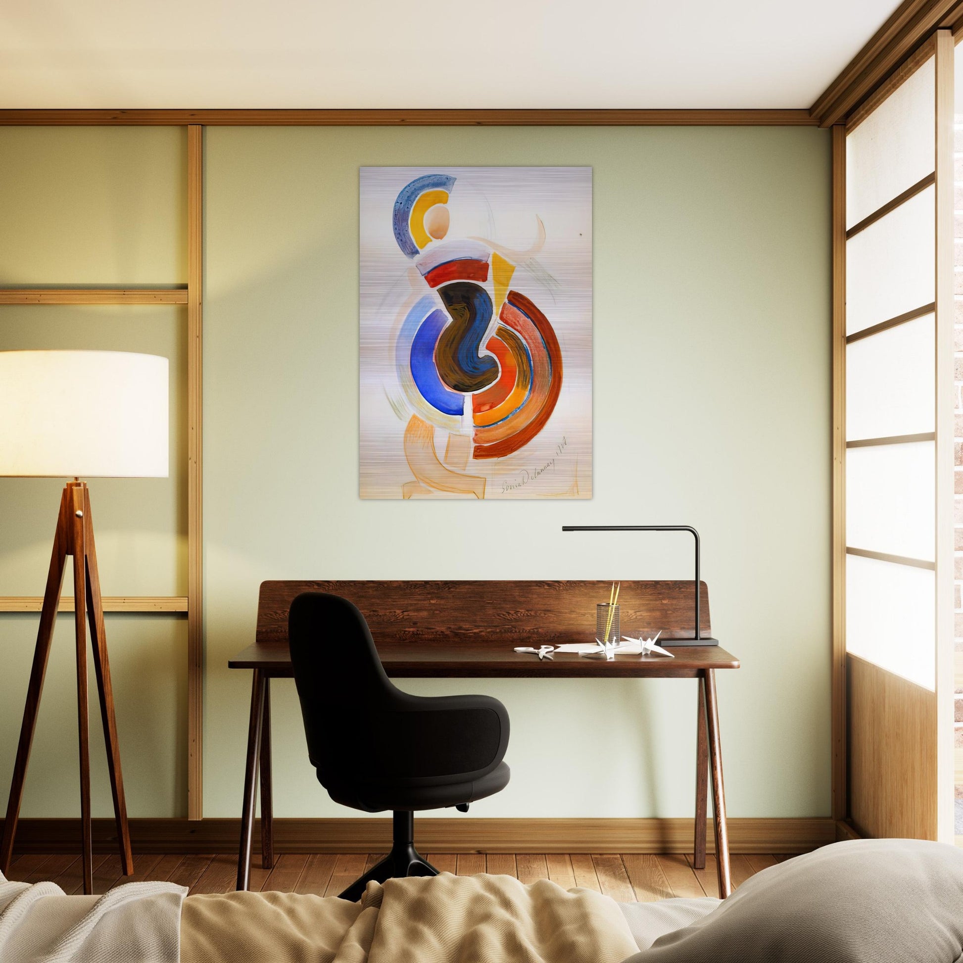 UTITLED - Sonia Delaunay Brushed Aluminum Print - 70x100 cm / 28x40 inches | Sonia Delaunay Aluminum Print | Sonia Delaunay Prints
