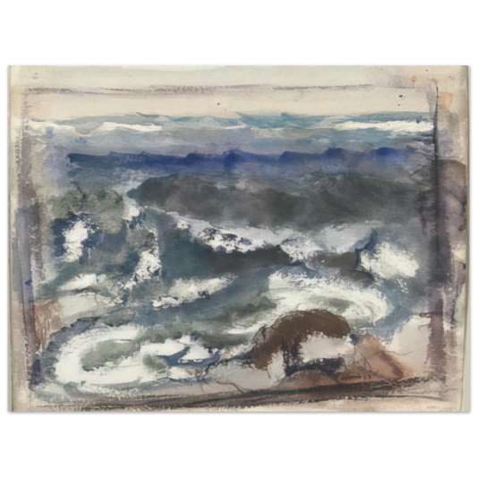 John Marin - The Sea - 1923  75x100 cm / 30x40inches Fine Art Poster