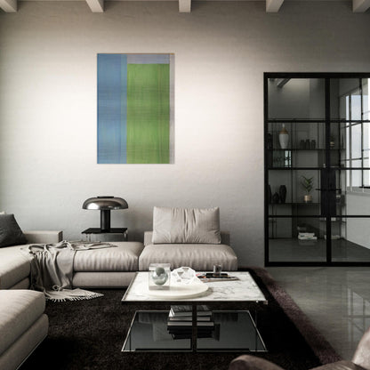 Ocean Park #45 - Richard Diebenkorn Brushed Aluminum Print - 70x100 cm / 28x40 inches | Richard Diebenkorn Aluminum Print | Richard Diebenkorn Prints