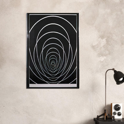 Concentric Space - 1969 - Clarence Holbrook Carter Brushed Aluminum Print - 70x100 cm / 28x40 inches | Clarence Holbrook Carter Aluminum Print | Clarence Holbrook Carter Prints