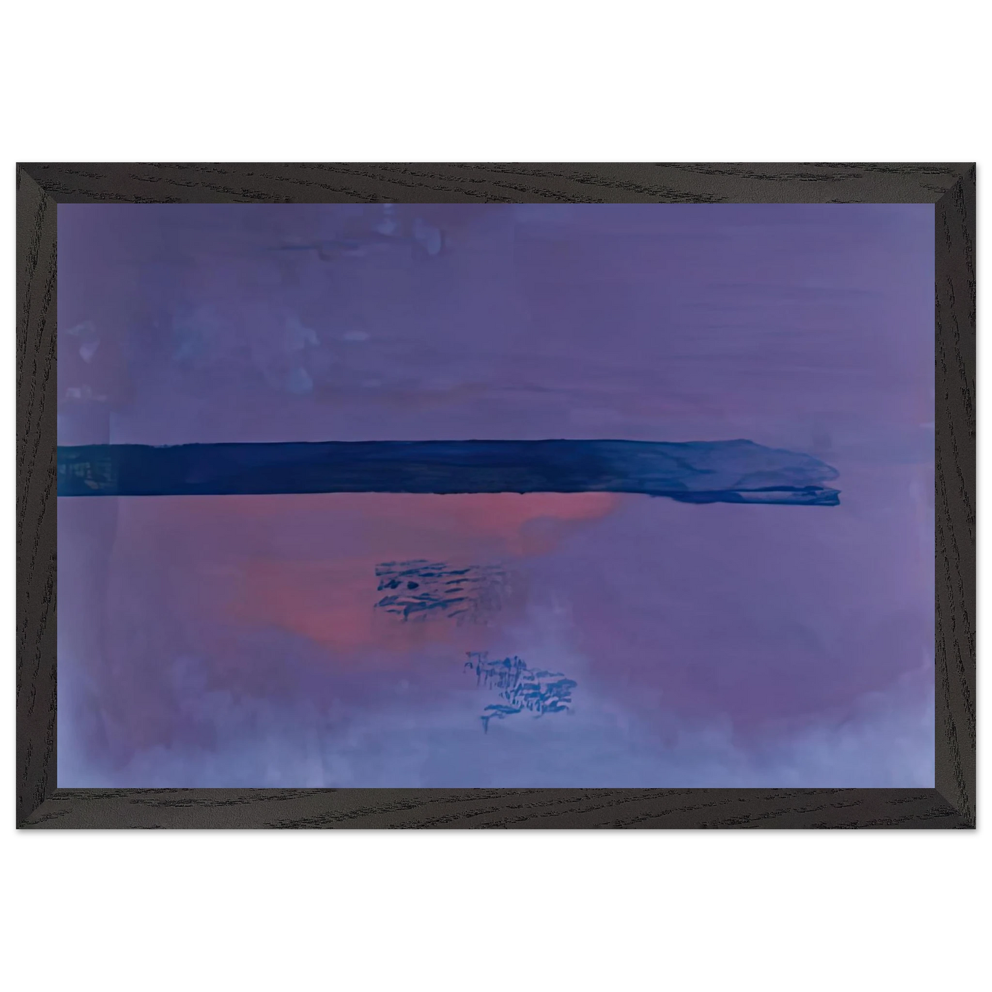 Helen Frankenthaler - Ebbing, 2002- Wall Art - 28x40 inches / 70x70 cm - Canvas (Imperial)-canvas - -