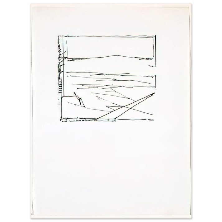 Brice Marden - Greece Summer - 1974  75x100 cm / 30x40inches Fine Art Poster
