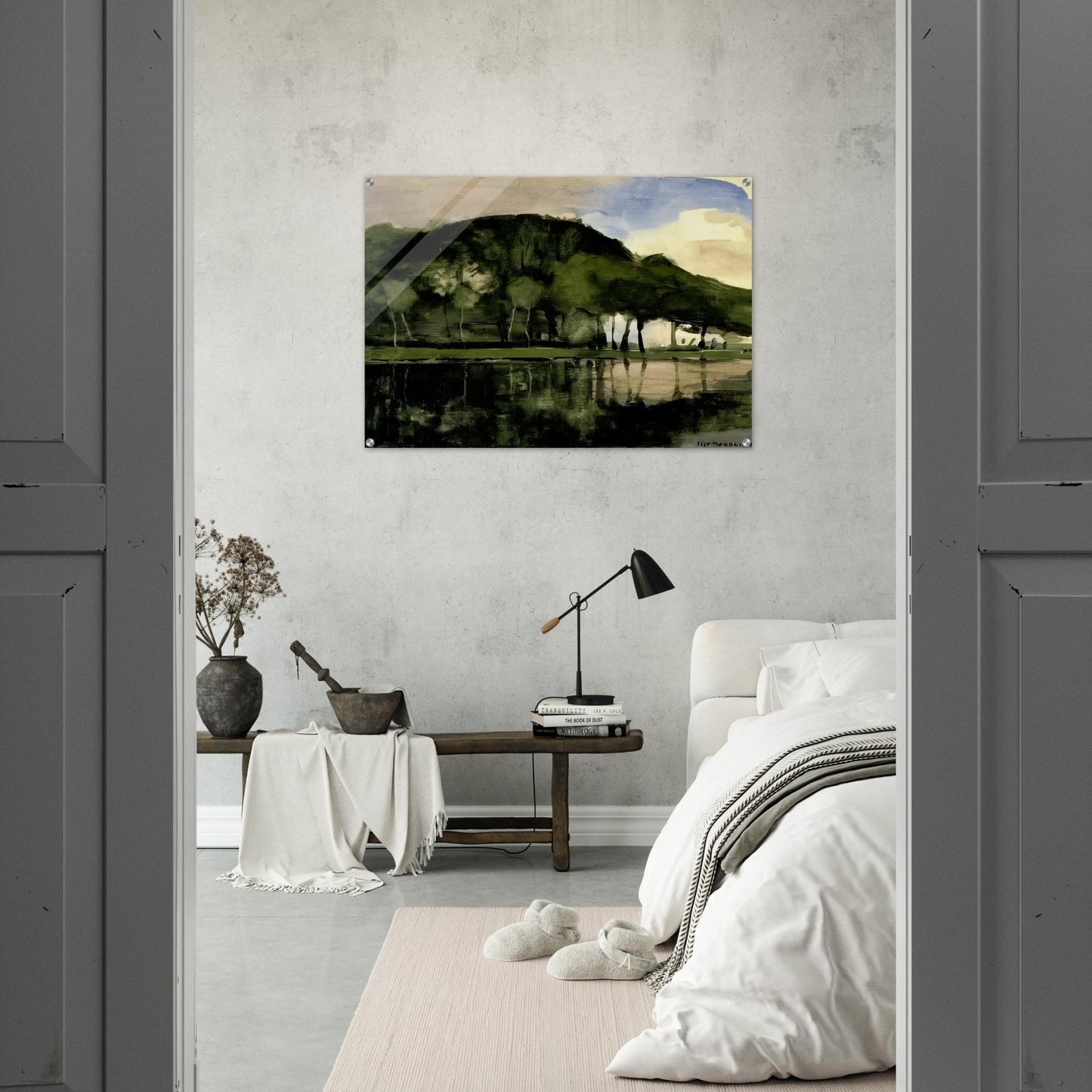 Along the Amstel - Piet Mondrian Acrylic Print - 70x100 cm / 28x40″ inches | Piet Mondrian Wall Art | Piet Mondrian Prints
