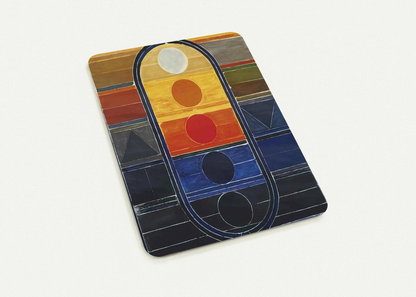 Composition - Abstract Art By S. H. Raza Pack of 10 Post Cards | S. H. Raza Post Cards | A6 (10.5 x 14.8 cm) - 4.1 x 5.8 inches