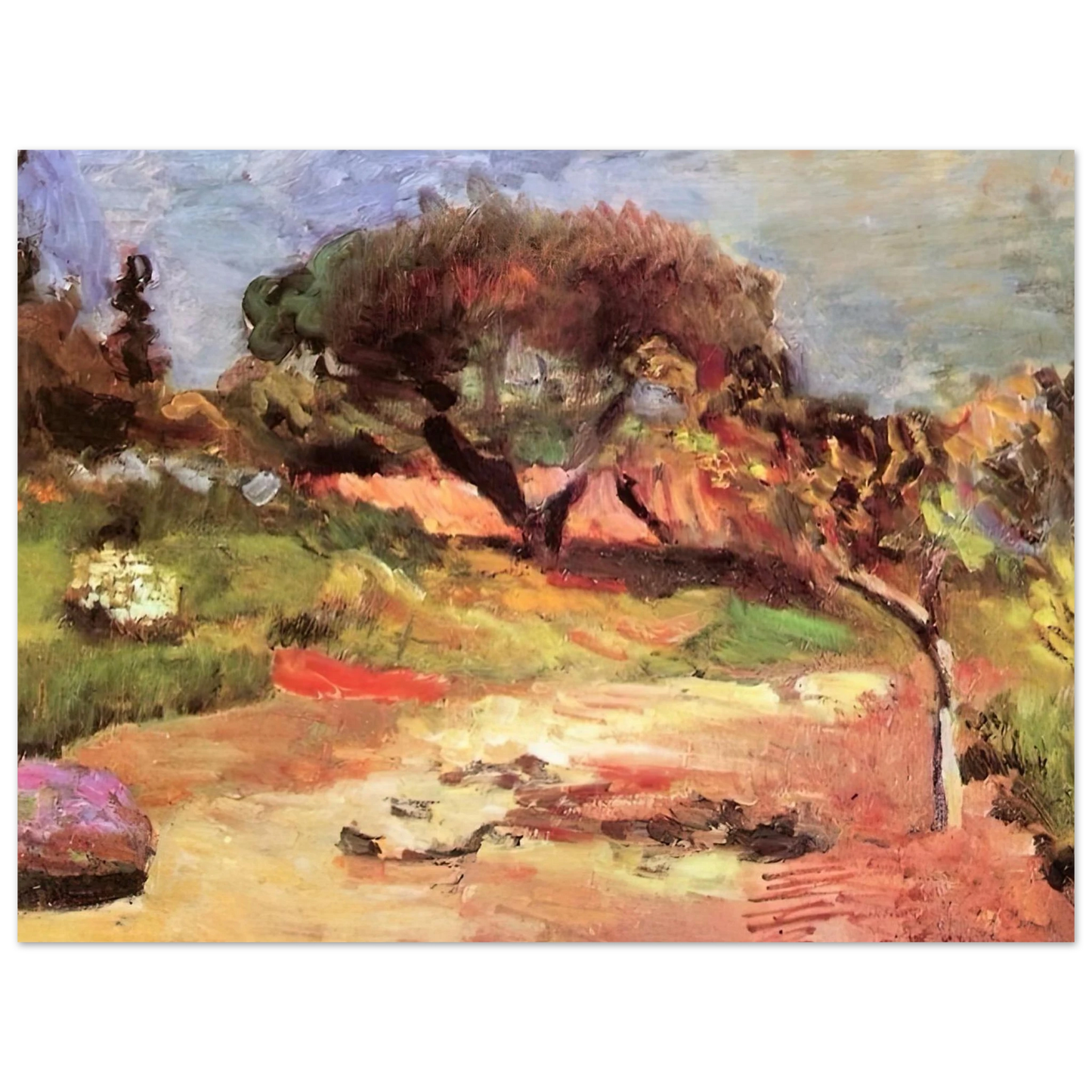 Henri Matisse - CORSICAN LANDSCAPE 1898 0  75x100 cm / 30x40inches Fine Art Poster